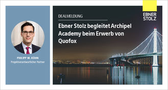 Ebner Stolz begleitet Archipel Academy beim Erwerb von Quofox