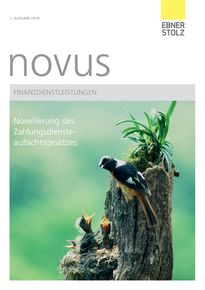 Ebner Stolz novus Finanzdienstleistungen 1. Ausgabe 2018
