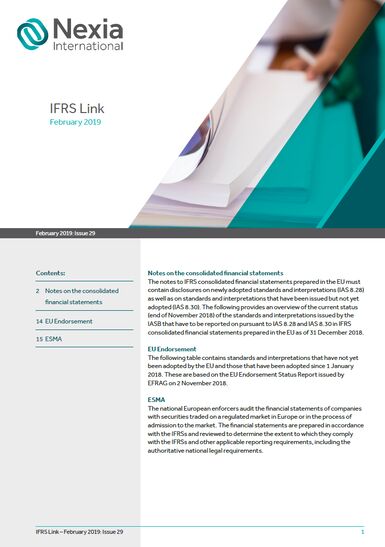 Nexia IFRS Link February 2019