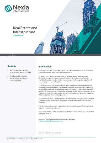 Nexia International Real Estate and Infrastructure - May 2018, Issue 5 