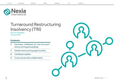 Nexia International Turnaround Restructuring Insolvency (TRI) January 2019