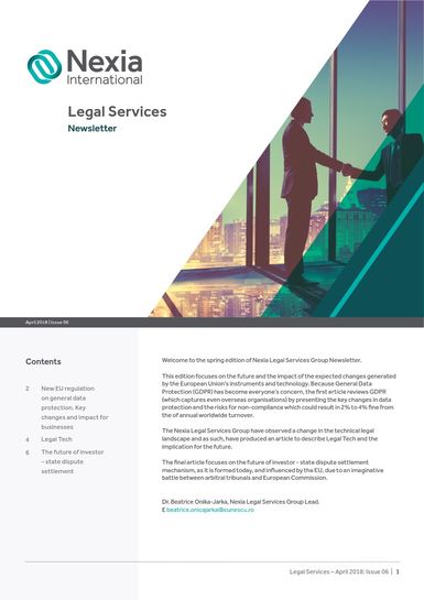 Nexia Legal Services April 2018, Issue 06