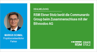 RSM Ebner Stolz berät die Communardo Group beim Zusammenschluss mit der Bitvoodoo AG 