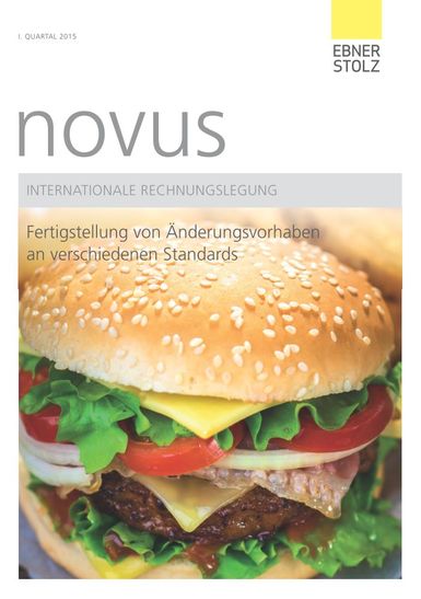 novus Internationale Rechnungslegung 1. Quartal 2015