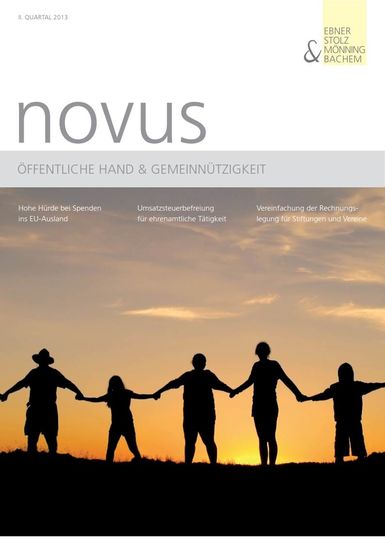 novus Öffentliche Hand  Gemeinnützigkeit II. Quartal 2013