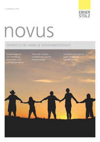 novus Öffentliche Hand  Gemeinnützigkeit II. Quartal 2015