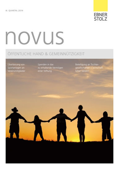 novus Öffentliche Hand  Gemeinnützigkeit III. Quartal 2014