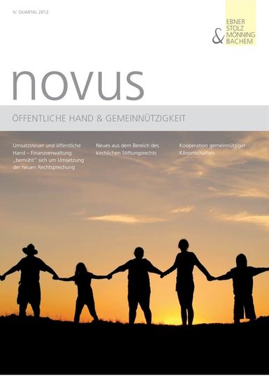 novus Öffentliche Hand  Gemeinnützigkeit IV. Quartal 2012