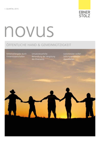 novus Öffentliche Hand und Gemeinnützigkeit I. Quartal 2015